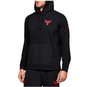 EUC Under Armour Men's Project Rock Terry Snake Levels Training Hoodie Size L